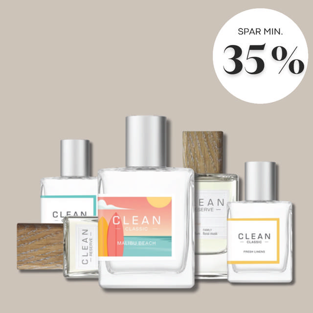 CLEAN parfumer - Spar mindst 35% på populære dufte som Rain, Warm Cotton og Skin. Køb beauty produkter online fra CLEAN hos Brandshop.dk