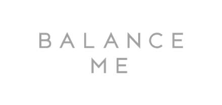 Balance Me logo - Naturlige hudplejeprodukter designet til at genoprette balancen i din hud med rene og aktive ingredienser.