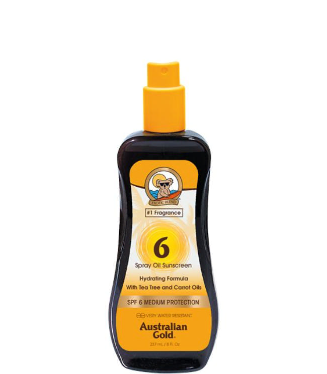 Australian Gold Carrot Oil Spray SPF 06, 237 ml.