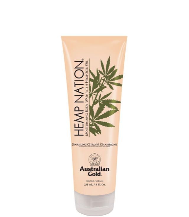 Australian Gold Hemp Nation Body Wash Sparkling Citrus & Champagne, 235 ml.