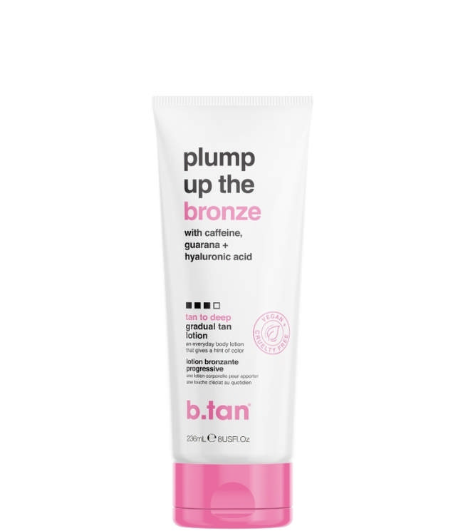 b.tan Plump Up The Bronze…Tan To Deep Glow Lotion, 236 ml.