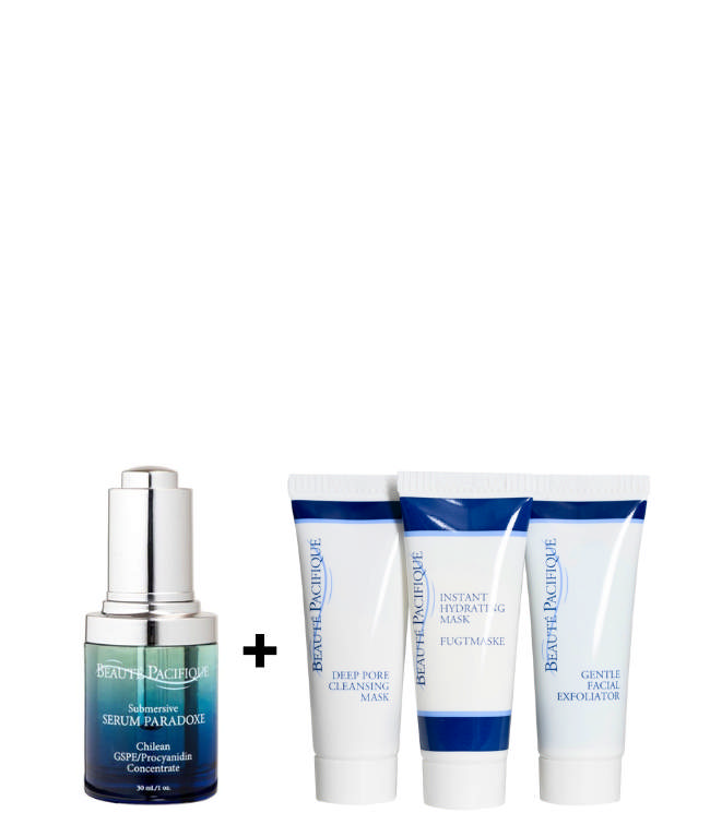 Beauté Pacifique Submersive Serum Paradoxe, 30 ml. + Gratis Trio-mask