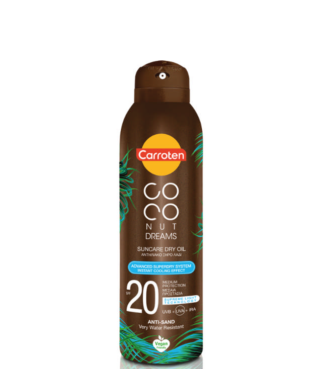 Carroten Suncare Dry Oil SPF 20, 150 ml.