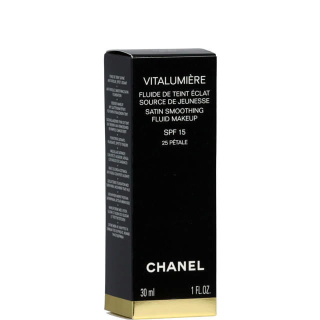Chanel Vitalumiere Satin Fluid Makeup SPF15 #25 Petale, 30 ml.