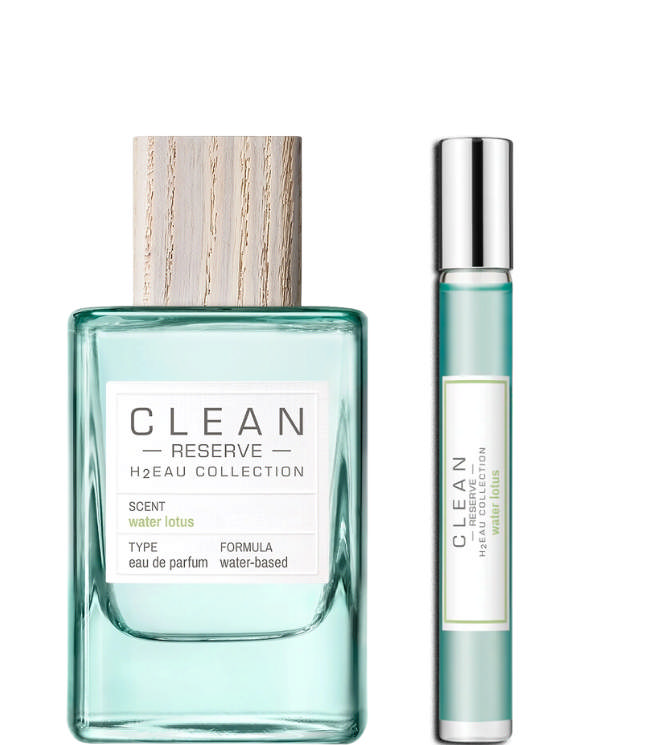 CLEAN Perfume Reserve H2EAU Water Lotus EDP DUO: 100 ml + 10 ml. Rollerball