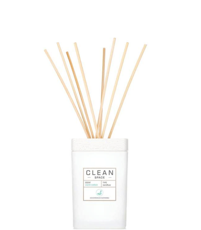 CLEAN SPACE Warm Cotton Reed Diffuser, 177 ml.