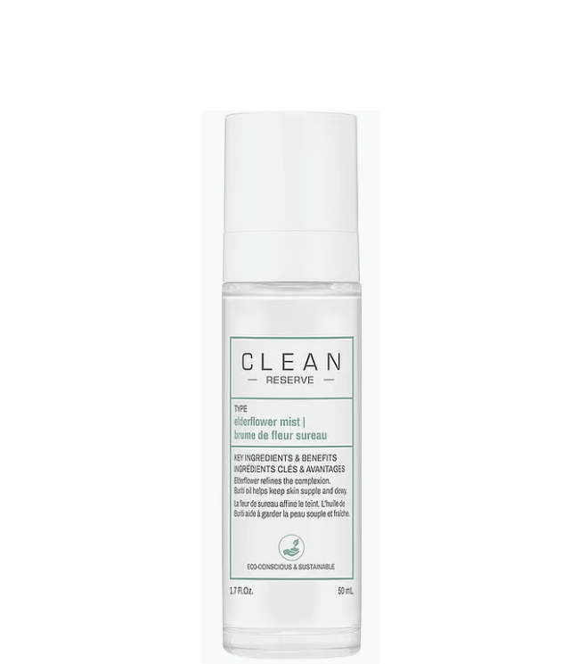 CLEAN Reserve Elderflower Hair & Body Face Mist, 50 ml.