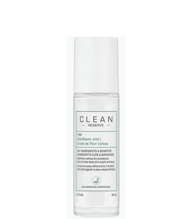 CLEAN Reserve Elderflower Hair & Body Face Mist, 50 ml.