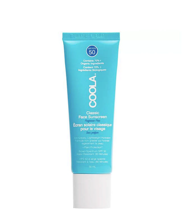 COOLA Classic Face Sunscreen Lotion Fragrance Free SPF50, 50 ml.