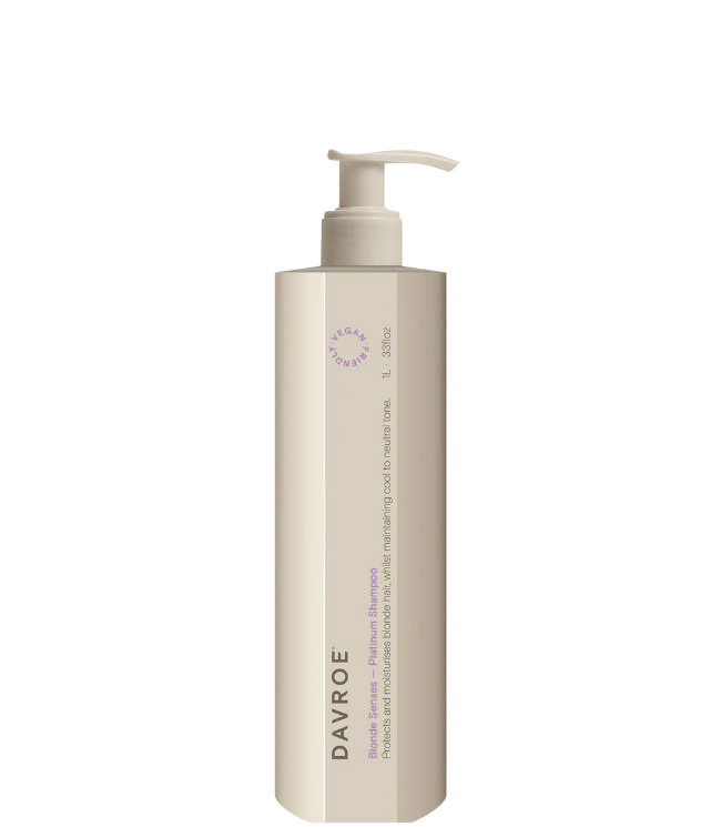 Davroe Blonde Senses - Platinum Shampoo, 1000 ml.