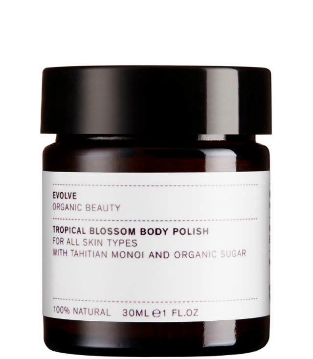 Evolve Organic Beauty Tropical Blossom Body Polish, 30 ml.