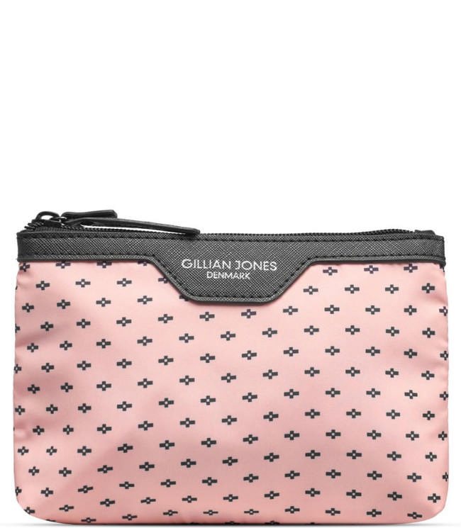 Gillian Jones Makeup pung i 100% genanvendt plastik - Rose m/sort print