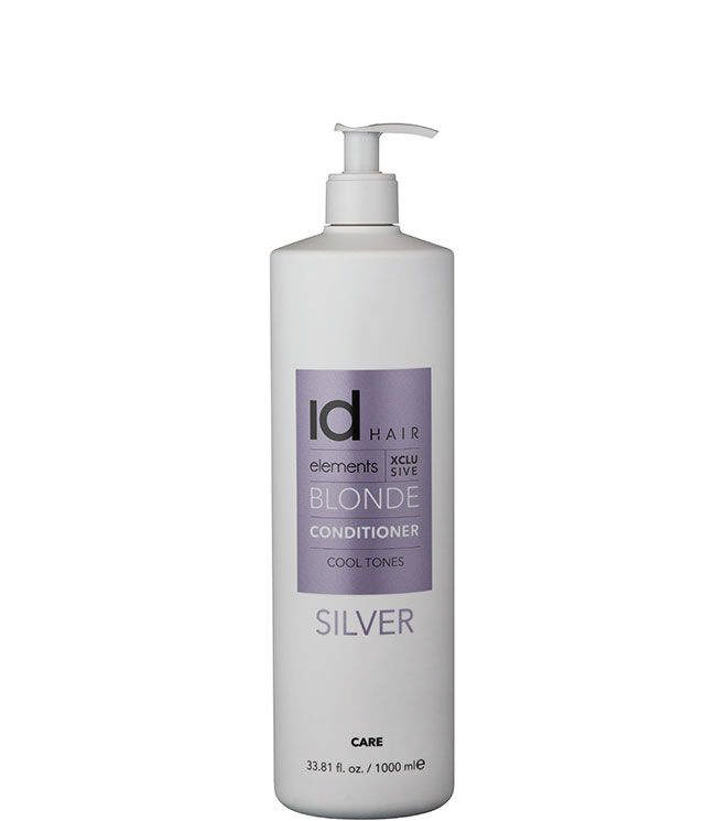 IdHAIR Elements Xclusive Blonde Conditioner - Silver, 1000 ml.