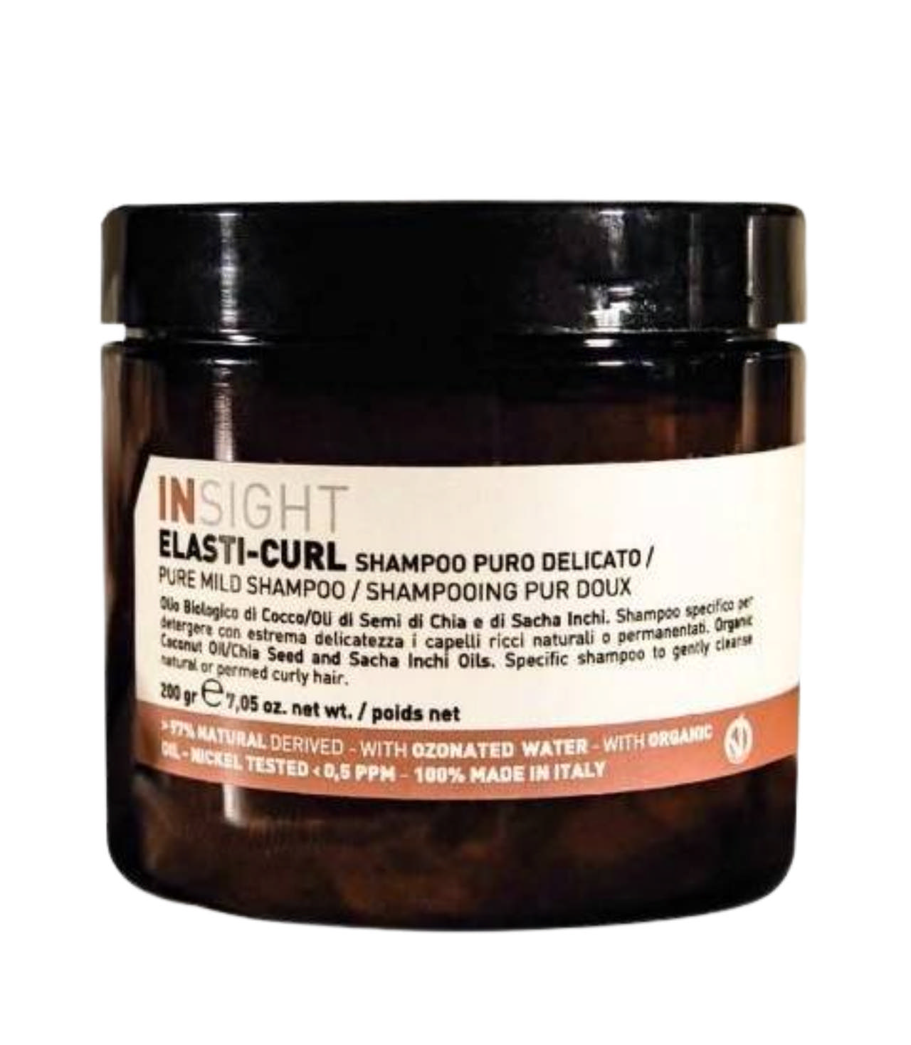 Insight Elasti-Curl Pure Mild Shampoo, 200 gr.