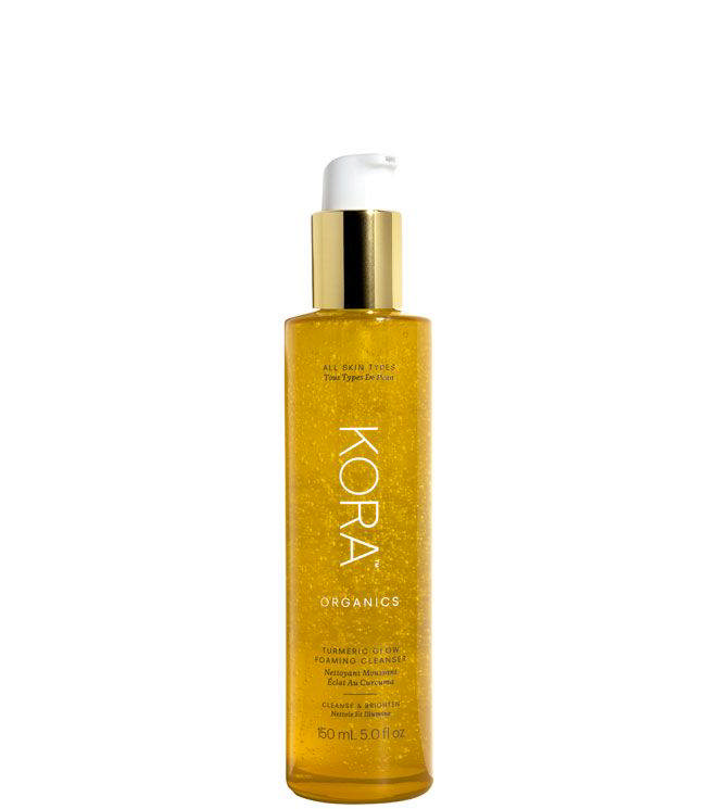 KORA Organics Turmeric Glow Foaming Cleanser, 150 ml.