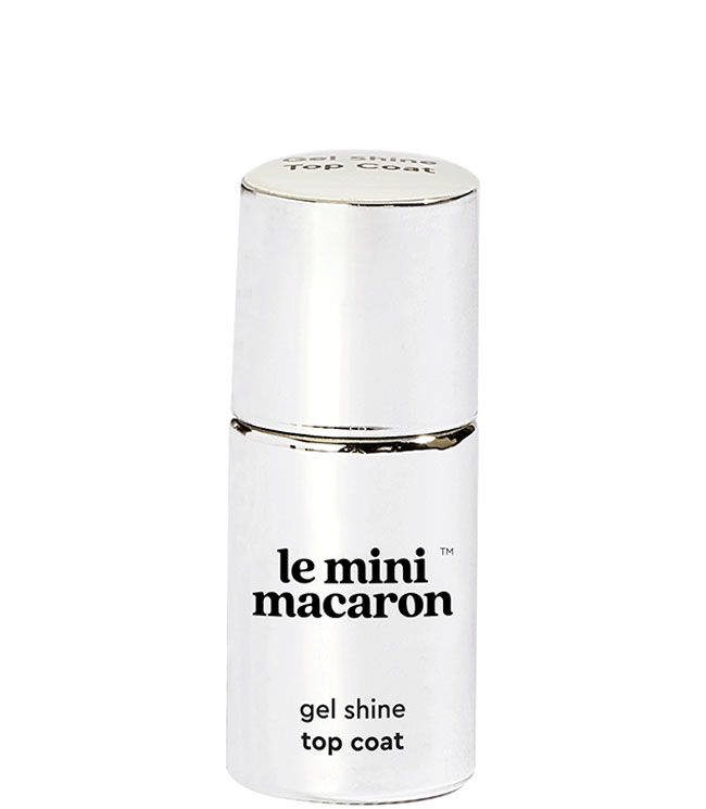 Le Mini Macaron Single Gel Polish Shine Top Coat, 10 ml.