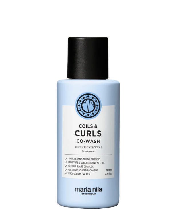 Maria Nila Coils & Curls Co-Wash Travel size, 100 ml.