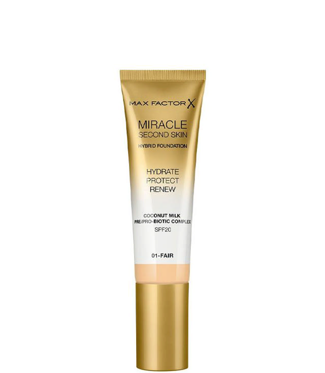 Max Factor Miracle Second Skin Foundation 001 Fair, 30 ml.