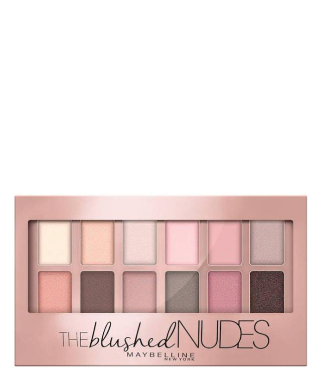 Maybelline The Blushed Nudes Eyeshadow Palette, 9,6 g.