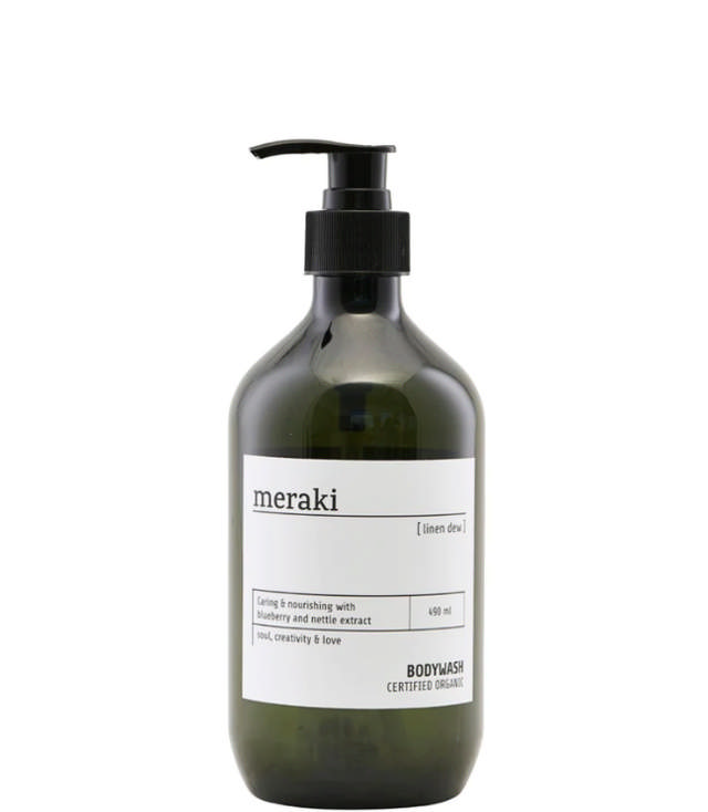 Meraki Body Wash, Linen Dew, 490 ml.