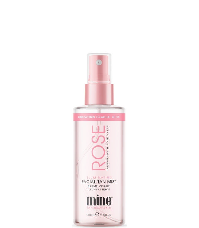 MineTan Illuminating Rosewater Face Mist, 100 ml.