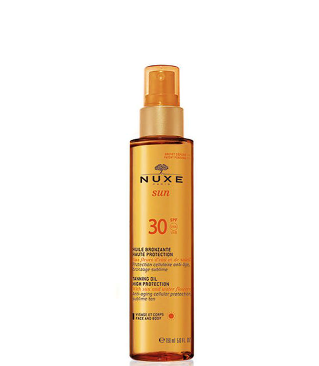 Nuxe Sun Tanning Oil Face & Body SPF30, 150 ml.