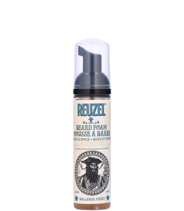 Reuzel Wood & Spice Beard Foam, 70 ml.