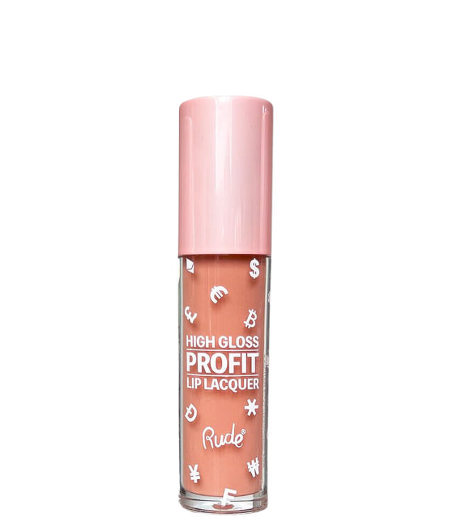 Rude Cosmetics High Gloss Profit Lip Lacquer - Euro