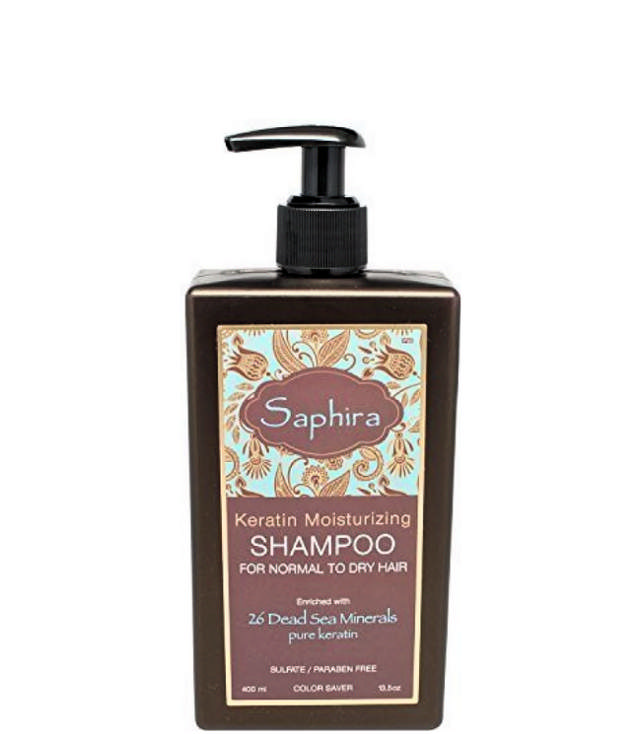 Saphira Keratin Moisturizing Shampoo Normal/Dry Hair, 400 ml.