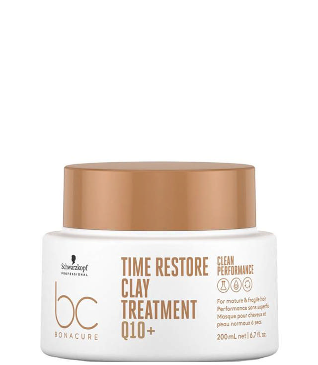 Schwarzkopf BC Q10 Time Restore Clay Treatment, 200 ml.