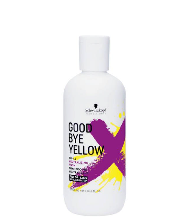 Schwarzkopf Goodbye Yellow Neutralizing Wash Shampoo, 300 ml.