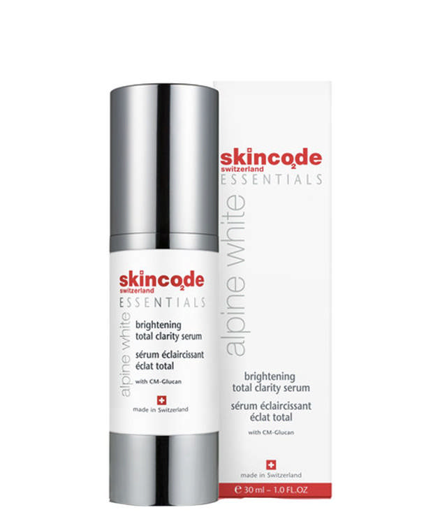 Skincode Alpine white brightening total clarity serum