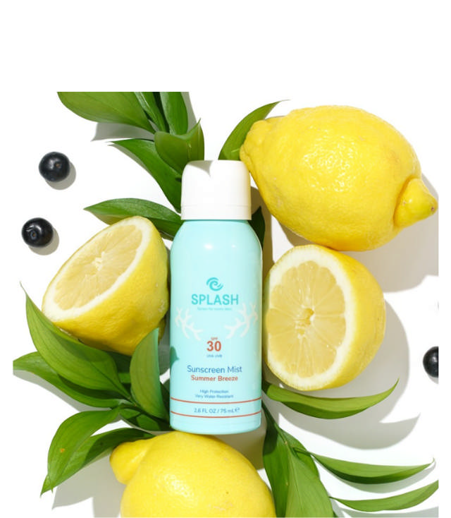 SPLASH Summer Breeze Sunscreen Mist SPF 30 - Travel Size, 75 ml.