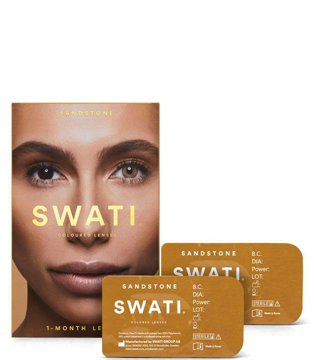 SWATI Cosmetics Coloured Lenses Sandstone, 1 md.