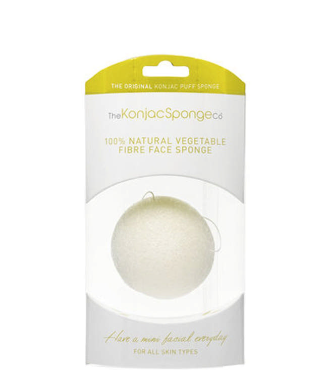 Premium Facial Puff Konjac Sponge White 100% Pure