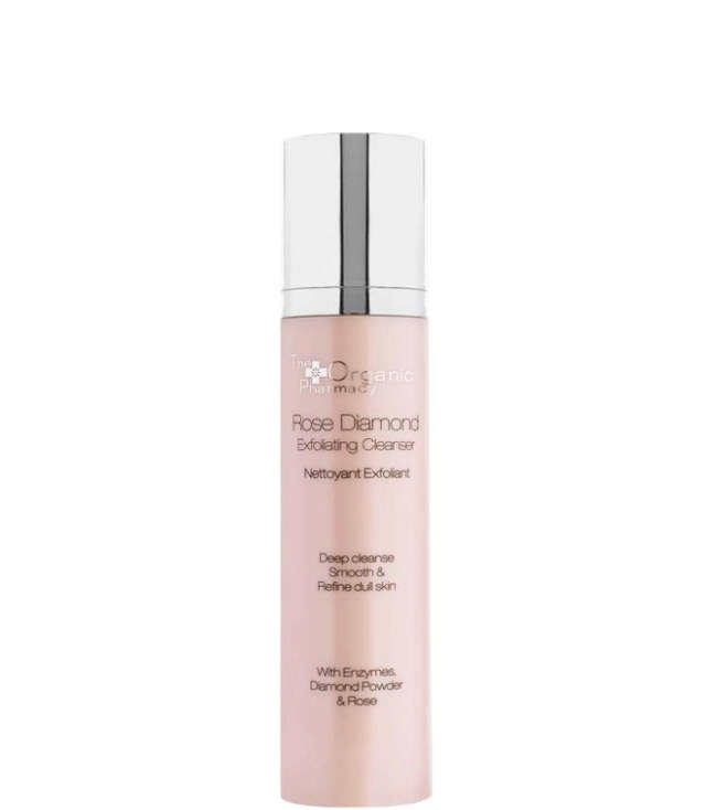 The Organic Pharmacy Rose Diamond Exfoliating Cleanser, 120 ml.