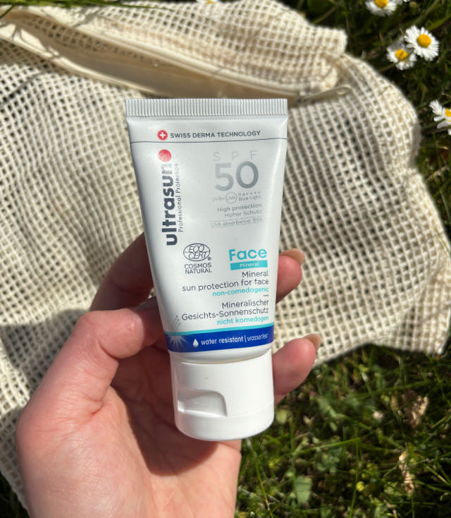 Ultrasun Mineral Face SPF50, 40 ml.