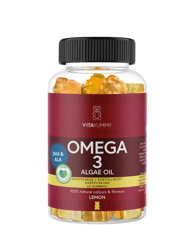 VitaYummy Omega 3 lemon, 60 stk.