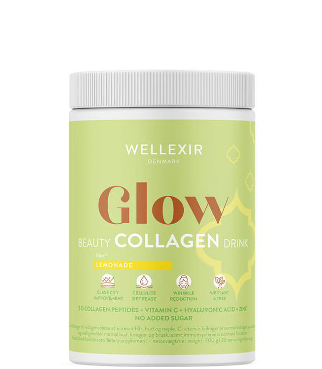 Wellexir Glow Beauty Collagen Drink Lemonade, 360 g.