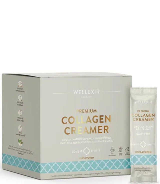 Wellexir Collagen Creamer Unflavored, 30 stk.