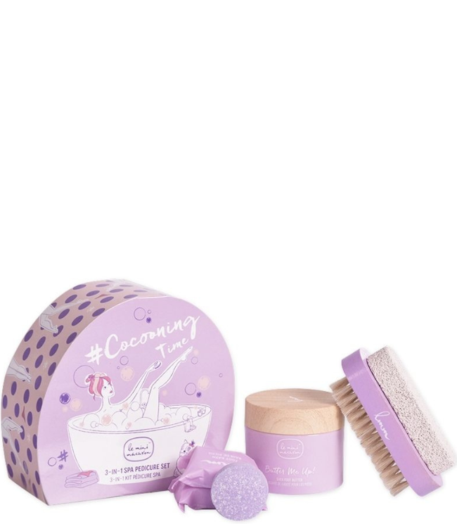 Le Mini Macaron Cocooning Time Spa Pedicure Kit
