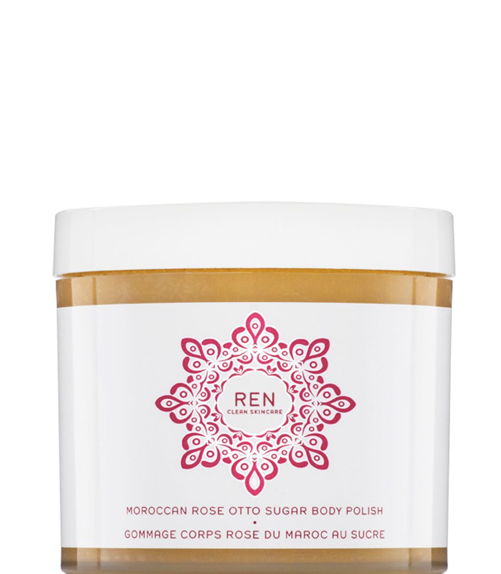 REN Skincare Moroccan Rose Otto Sugar Body Polish, 330 ml.