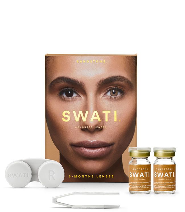 SWATI Cosmetics 6 måneders Kontaktlinser Sandstone