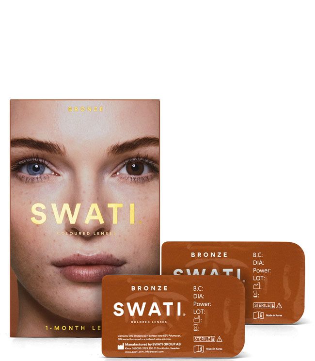 SWATI Cosmetics Coloured Lenses Bronze, 1 md.