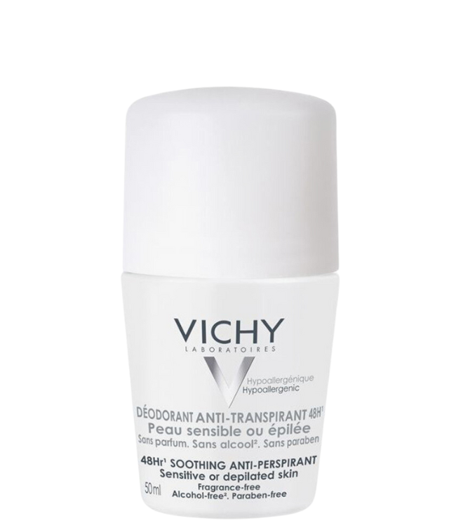 Vichy - Deodorant Soothing Sensitive Antiperspirant Roll On 48 H - 50 ml