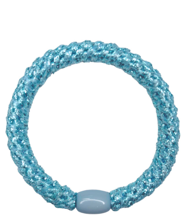 JA-NI Hair Accessories - Hair elastics, The Light Blue Glitter