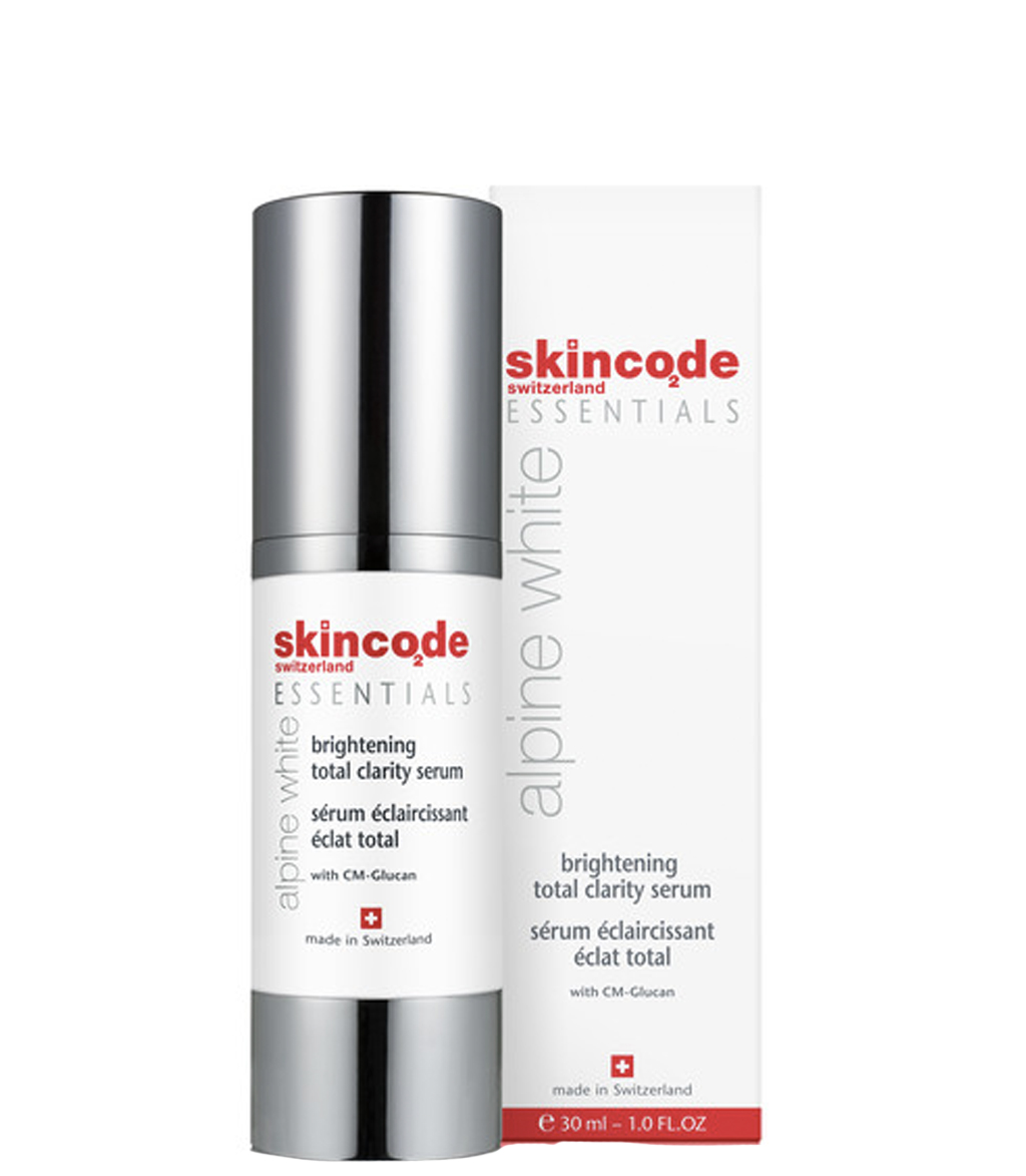 Skincode Alpine white brightening total clarity serum