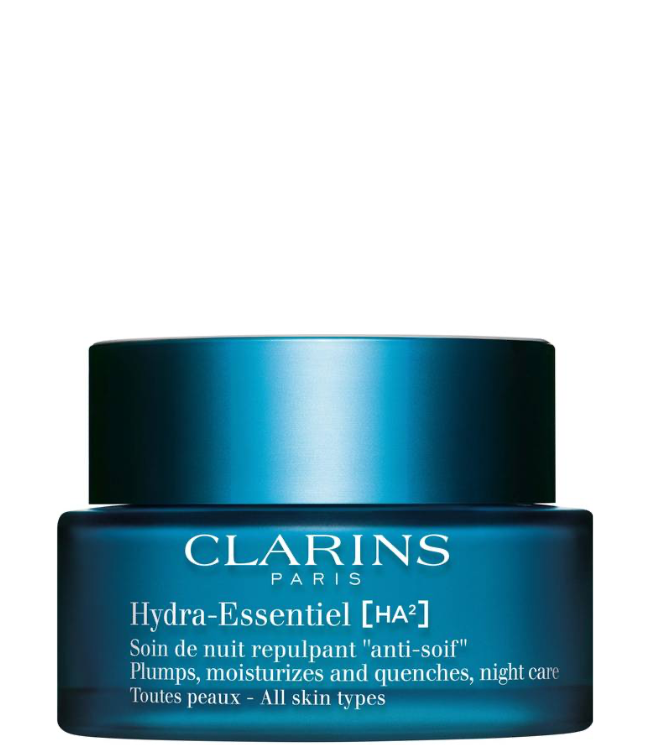 Clarins Hydra-Essentiel Plumps Moisturizes and Quenches Night Care, 50 ml.
