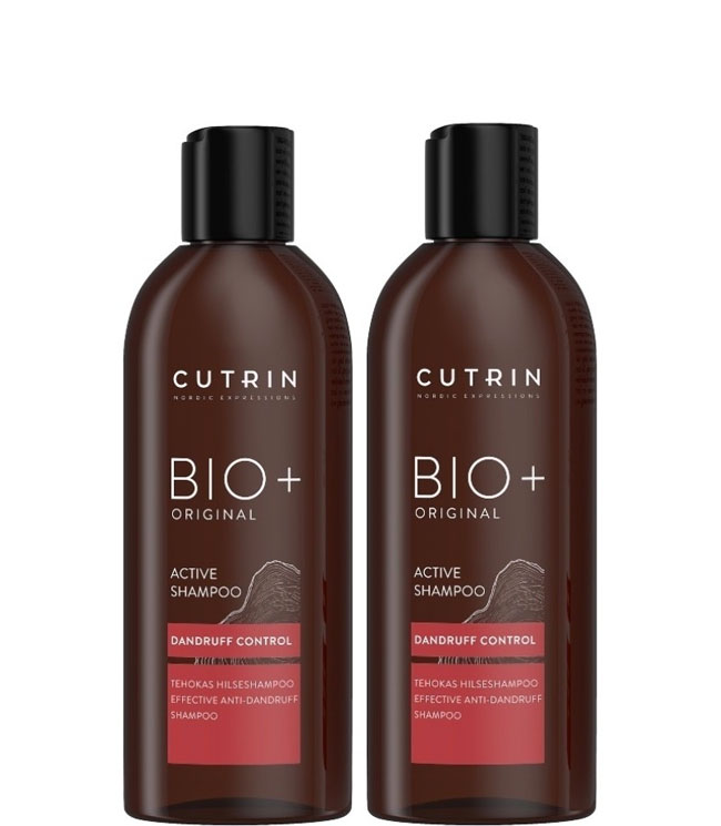 Cutrin Bio+ Active Shampoo, 2x200ml 400 ml.
