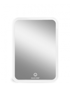 Gillian Jones Tablet-spejl med LED og USB-C opladning - Hvid Hvid